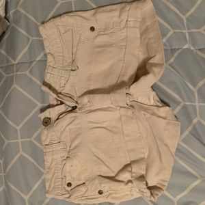 white Jean Shorts